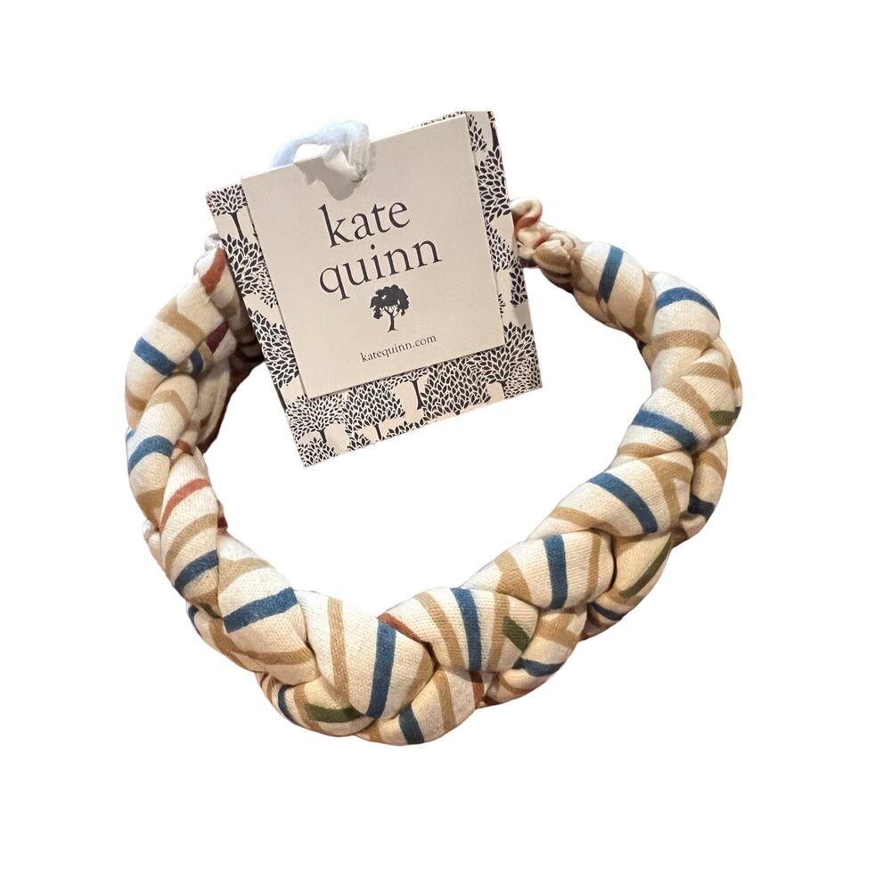 NWT Kate Quinn 70s Sun Organic Cotton Stretchy Braided Headband S Small